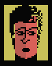 Face bitmap with color drawn by Cubos