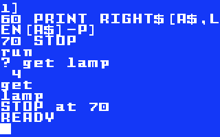 Program for my ECS BASIC interpreter.