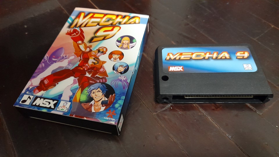 Mecha-9 para MSX. Juego de 2da. edición.