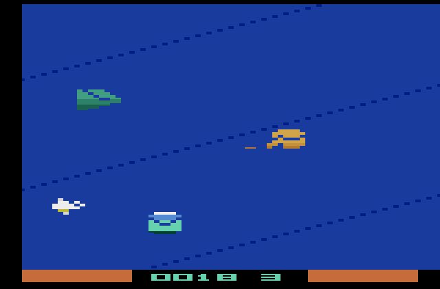 Captura de pantalla de Space Raid para Atari VCS